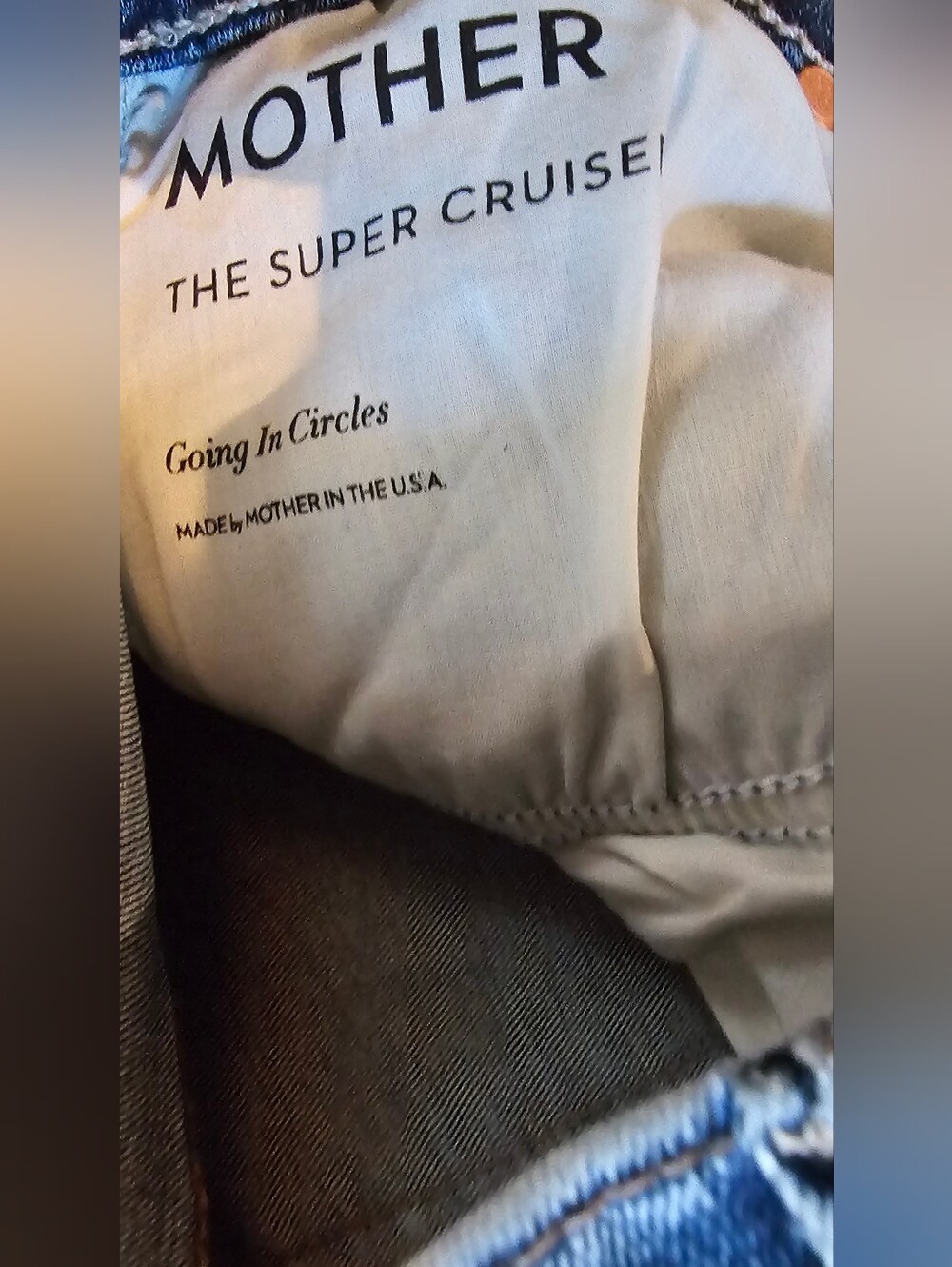 MOTHER The Super Cruiser High Rise Flare Jeans 27 Going In Circles Ombre - Picture 2 of 10